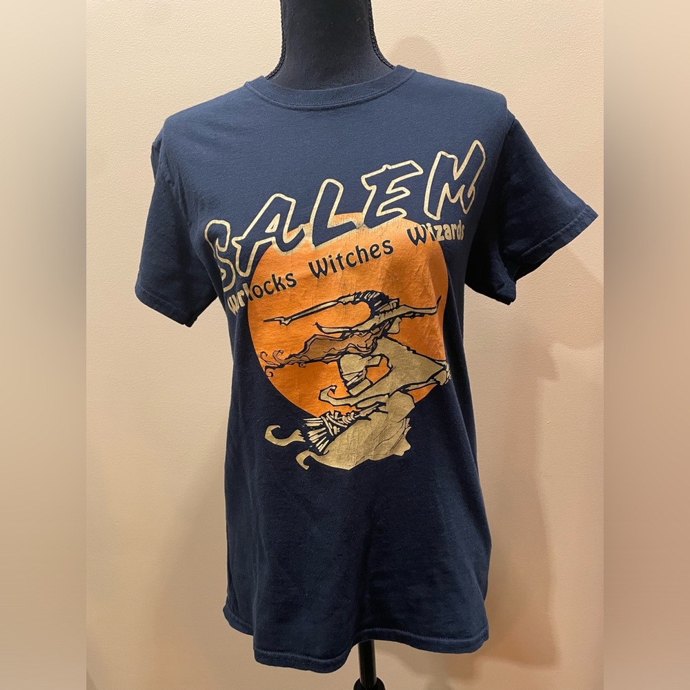 Salem Witches Wizards Warlocks Unisex Mens Shirt S Goth Horror Witch Trials 1692
